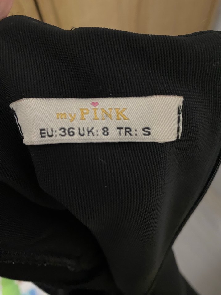 Uzun Kollu Siyah V Yakalı Uzun Elbise - Görsel 4