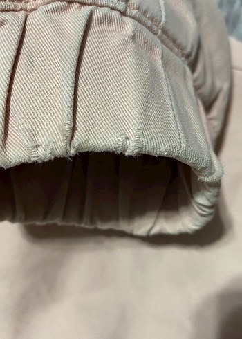 Kapüşonlu Bej Kadın Mont - Görsel 4