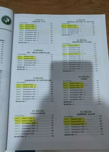 Beden Renk Geometri Soru Bankası TYT-AYT bilgi sarmal