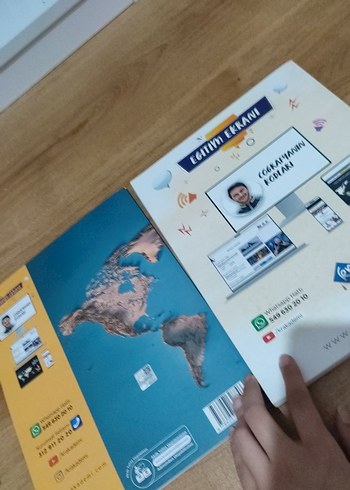 Beden Renk Coğrafya Kodları video ders kitabı ve Dünya Haritaları Defteri