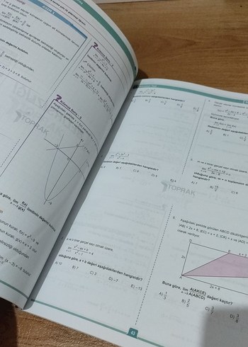  Limit ve Süreklilik Soru Bankası toprak