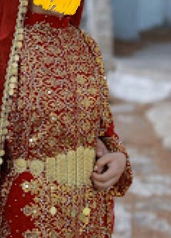 Özel dikim yöresel kına kıyafeti  - Görsel 5