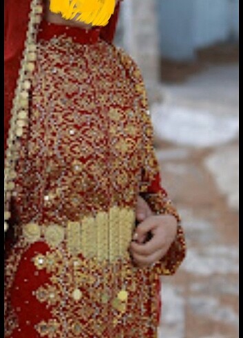 Özel dikim yöresel kına kıyafeti  - Görsel 8