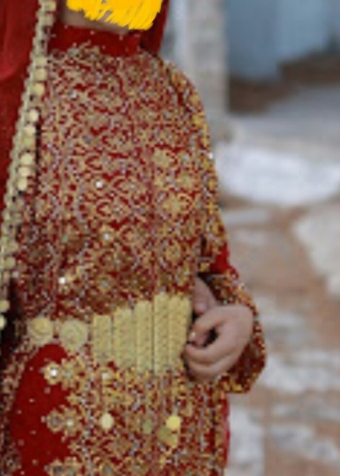 Özel dikim yöresel kına kıyafeti  - Görsel 5