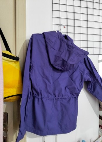 Mor Midi Kadın Ceket Fermuarlı - Görsel 3