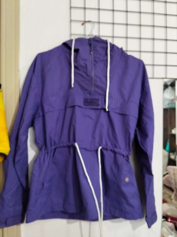 Mor Midi Kadın Ceket Fermuarlı - Görsel 4