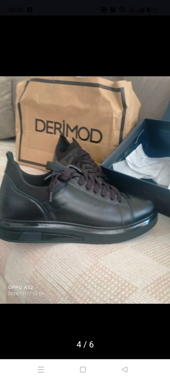 Derimod Siyah Erkek  Ayakkabı - Görsel 5