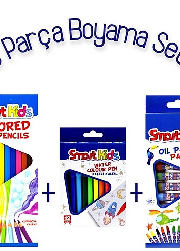 3 lü boya seti 