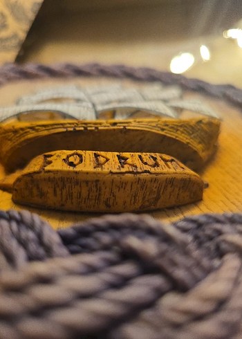 Altın Renkli Vintage Bodrum Rozeti - Görsel 2