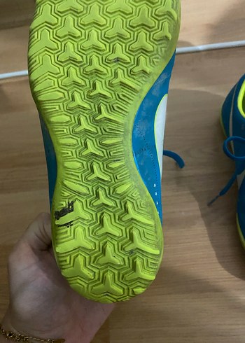 35 Beden mavi Renk Mavi Erkek Futbol Ayakkabısı Velcro Detaylı