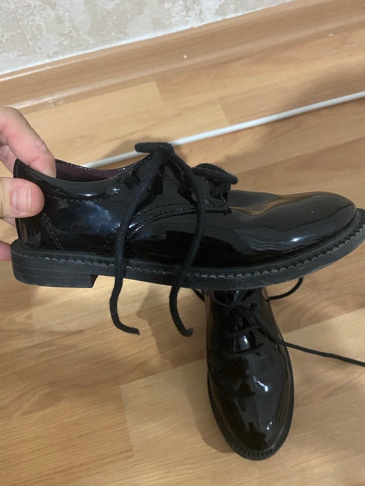 Siyah Rugan Erkek Çocuk Özel Gün Ayakkabısı - Görsel 3