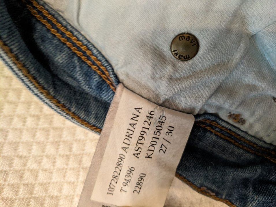 Mavi marka kadın Jean - Görsel 2