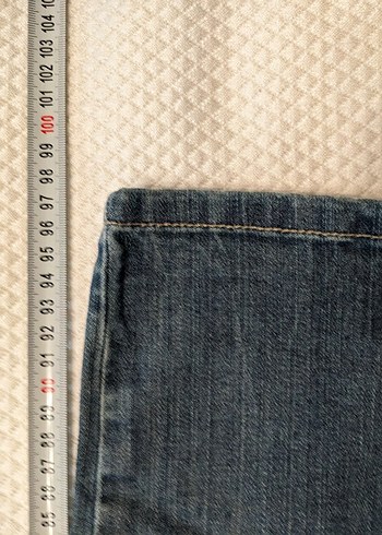 Benetton beli ayarlanabilir erkek çocuk kot pantolon - Görsel 8