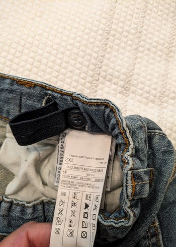 Benetton beli ayarlanabilir erkek çocuk kot pantolon