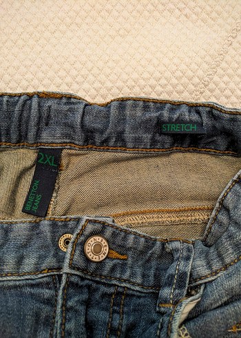Benetton Benetton beli ayarlanabilir erkek çocuk kot pantolon