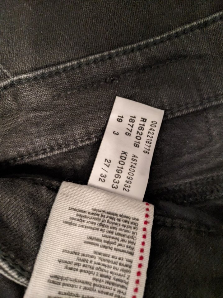 Koyu gri-Siyah erkek jean - Görsel 2