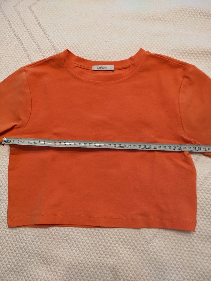 Turuncu Basic Tişört - Görsel 2