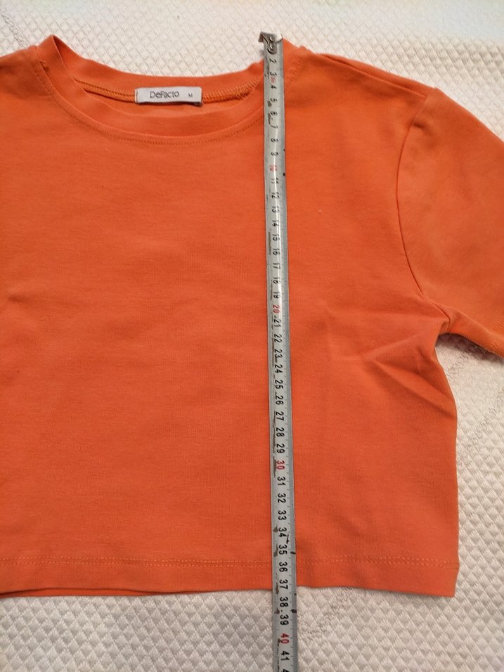 Turuncu Basic Tişört - Görsel 3