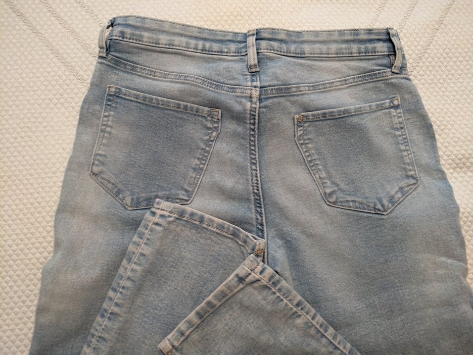 Açık mavi Kadın Kot Pantolon - Görsel 4