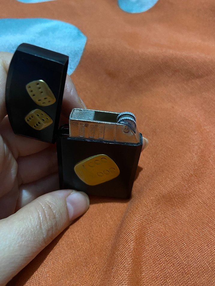 Altın Renk Vintage Zar Temalı Kol Düğmeleri - Görsel 2