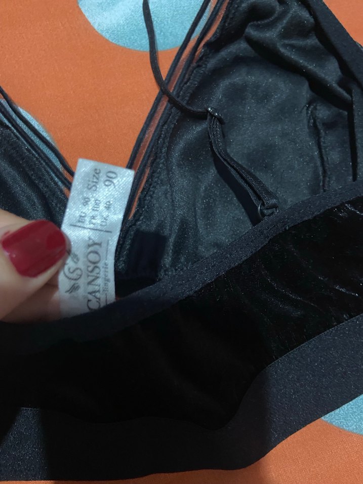 kadife bralet - Görsel 3