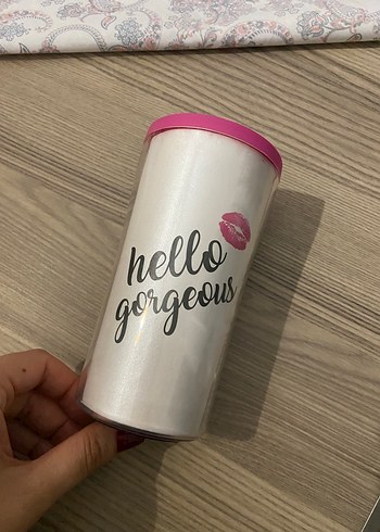 Pembe Kapaklı Termos - Görsel 2