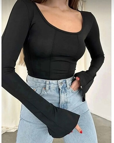 l Beden Siyah crop