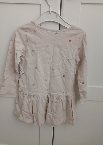 Uzun Kollu Pamuklu Kız Elbisesi - Görsel 2