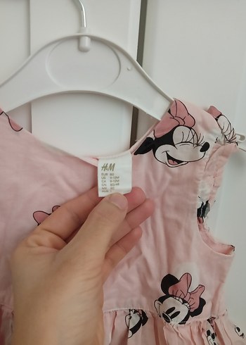 Kısa kollu Pembe Kız Çocuk Elbise - Görsel 3