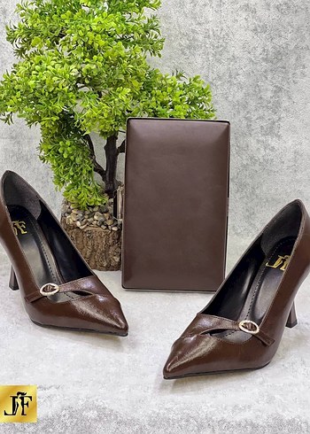 Parlak Çok Renkli Kadın Stiletto Topuklu Ayakkabı - Görsel 4