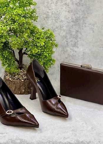 Parlak Çok Renkli Kadın Stiletto Topuklu Ayakkabı - Görsel 6