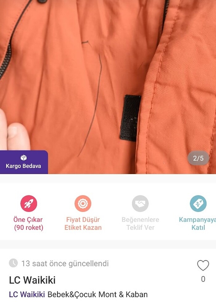 Erkek cocuk mont - Görsel 3