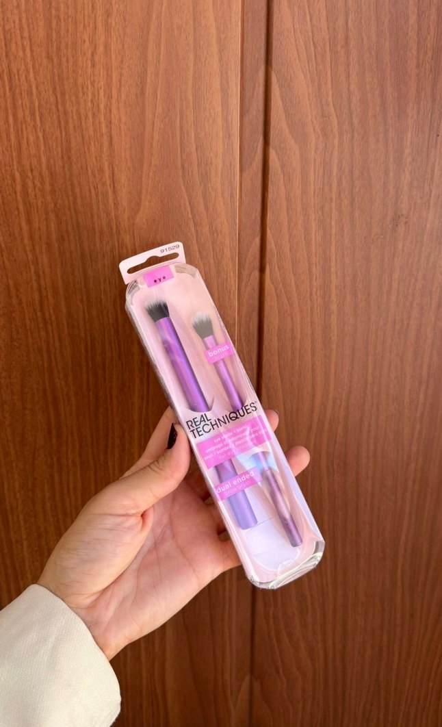 Pastel Mor Real Techniques Makyaj Fırçası Seti - Görsel 2