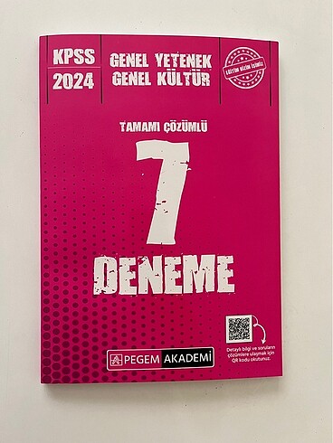 KPSS GK GY 7Lİ DENEME SIFIR