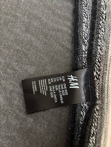 H&M Yumuşacık Atkı