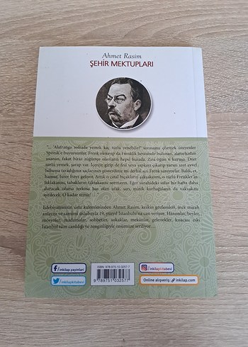 Ahmet Rasim - Şehir Mektupları Kitabı - Görsel 2