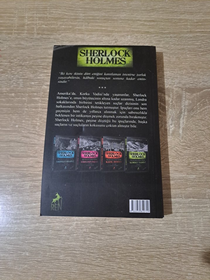 Sherlock Holmes Korku Vadisi Roman Kitap - Görsel 2