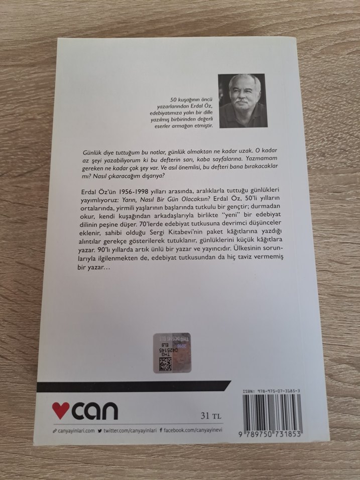 Günlükler 1956-1998 - Erdal Öz - Görsel 2