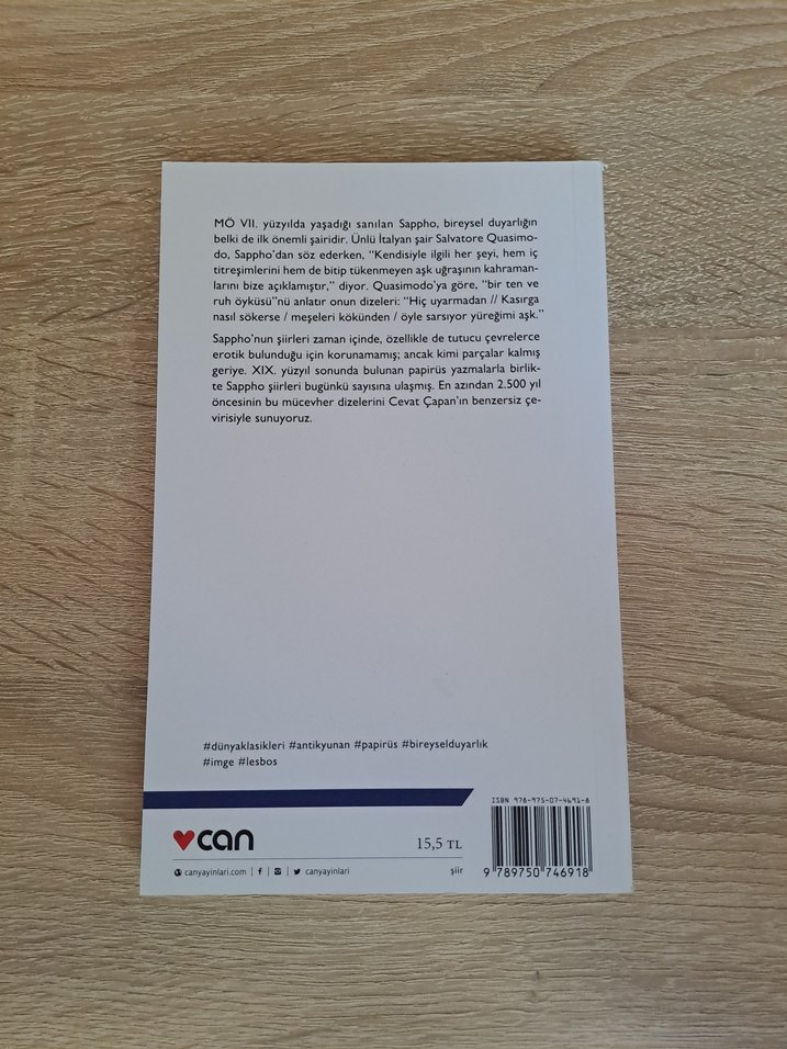 Sappho - Nedir Gene Deli Gönlünü Çelen Kitap - Görsel 2