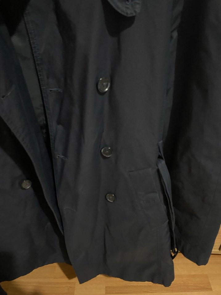 Lacivert Midi Erkek Altınyıldız Trençkot - Görsel 4