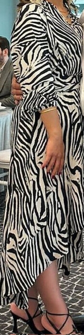 l Beden çeşitli Renk Paul mark zebra elbise