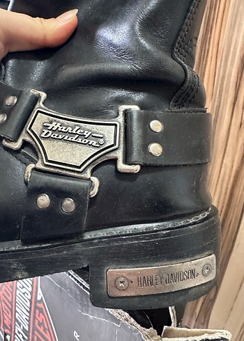 Siyah Harley-Davidson bot/çizme 41 numara - Görsel 5