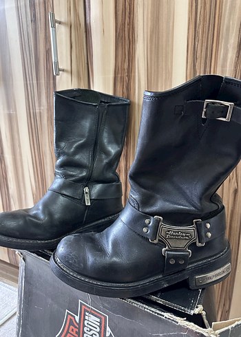 Siyah Harley-Davidson bot/çizme 41 numara - Görsel 3