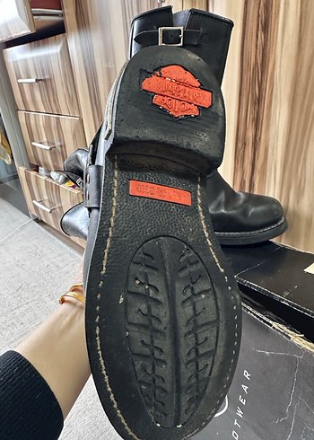 Siyah Harley-Davidson bot/çizme 41 numara - Görsel 6