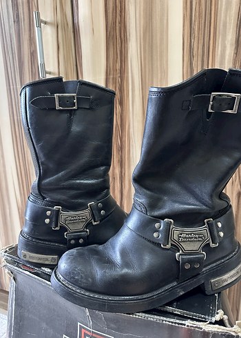 Siyah Harley-Davidson bot/çizme 41 numara - Görsel 2