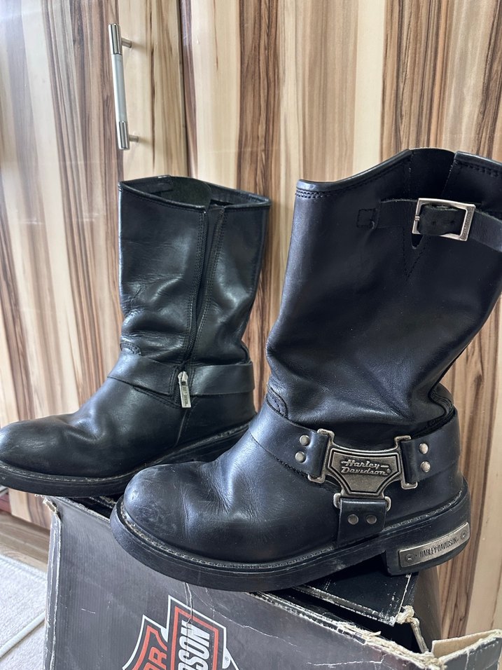 Siyah Harley-Davidson bot/çizme 41 numara - Görsel 3