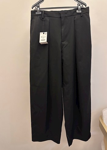 Erkek Siyah Kumaş Pantolon - Görsel 3