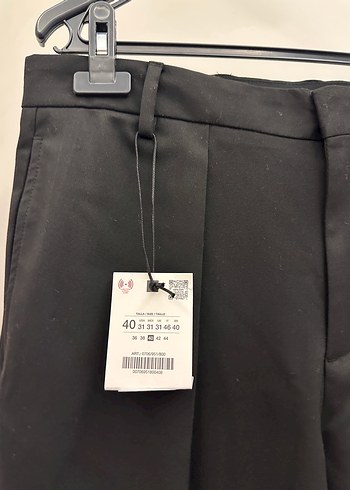 Erkek Siyah Kumaş Pantolon - Görsel 2