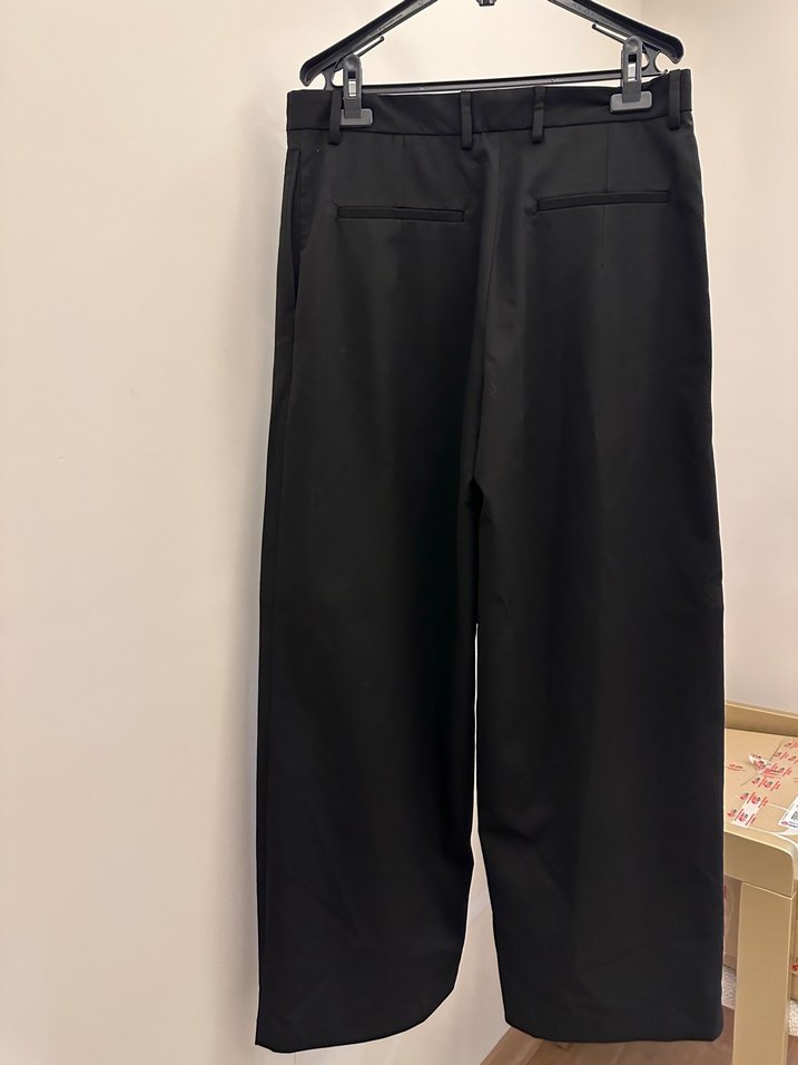 Erkek Siyah Kumaş Pantolon - Görsel 4