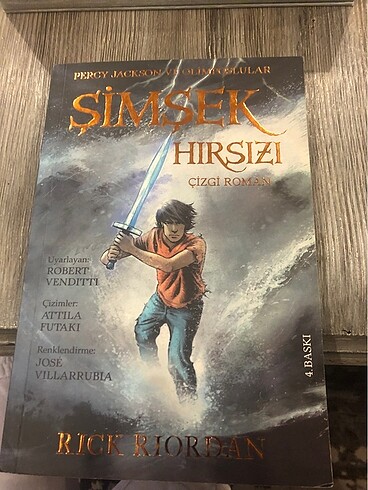 Şimşek hırsızı cizgi roman